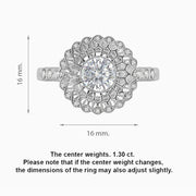 Art Deco Inspired Honey Comb Diamond Ring - Shahin Jewelry
